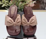 Women's Soft Bow Toe Sandals - Available at AfnoBazar Nepal