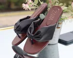 Women's Soft Bow Toe Sandals - Available at AfnoBazar Nepal