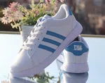 Women's Lightweight Casual Sneakers - Blue and White - Available at AfnoBazar Nepal