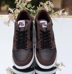 Men's Brown and Black Low-Top Sneakers - Available at AfnoBazar Nepal