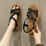 Women's Criss-Cross Flat Sandals - Available at AfnoBazar Nepal