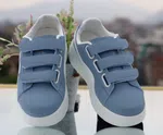 Women's Korean Style Breathable Platform Casual Sneakers - Blue - Available at AfnoBazar Nepal