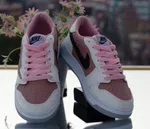 Women's Korean Style Breathable Platform Casual Sneakers - Pink - Available at AfnoBazar Nepal