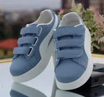 Women's Korean Style Breathable Platform Casual Sneakers - Blue - Available at AfnoBazar Nepal
