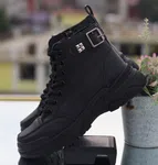 Korean Style Women's Elevated Sneakers - Black - Available at AfnoBazar Nepal