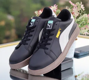 Men's Black Low-Top Street Sneakers - Available at AfnoBazar Nepal