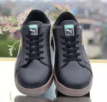 Men's Black Low-Top Street Sneakers - Available at AfnoBazar Nepal