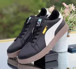Men's Black Low-Top Street Sneakers - Available at AfnoBazar Nepal