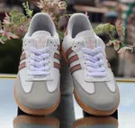 Women's Retro Low-Top Leather Sneakers - Pink - Available at AfnoBazar Nepal