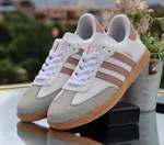Women's Retro Low-Top Leather Sneakers - Pink - Available at AfnoBazar Nepal