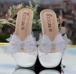 Women's Black Transparent Strap Sandals - White - Available at AfnoBazar Nepal