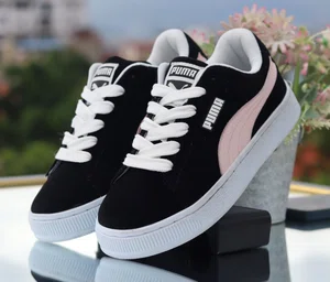 Women's Suede Low-Top Sneakers - Available at AfnoBazar Nepal