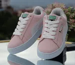 Women's Suede Low-Top Sneakers - Available at AfnoBazar Nepal