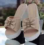 Women's Bow Block Heels - Available at AfnoBazar Nepal