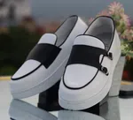 Men's Buckle Strap Slip-On Loafers - Available at AfnoBazar Nepal