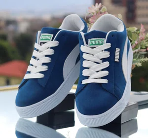 Men's Blue Suede Sneakers - Available at AfnoBazar Nepal