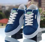 Men's Blue Suede Sneakers - Available at AfnoBazar Nepal