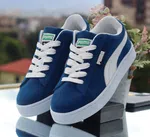 Men's Blue Suede Sneakers - Available at AfnoBazar Nepal