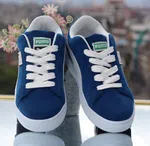 Men's Blue Suede Sneakers - Available at AfnoBazar Nepal