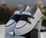Men's Buckle Strap Slip-On Loafers - Available at AfnoBazar Nepal