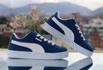 Men's Blue Suede Sneakers - Available at AfnoBazar Nepal