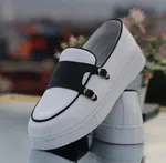 Men's Buckle Strap Slip-On Loafers - Available at AfnoBazar Nepal