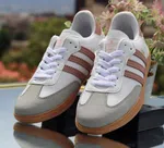 Women's Retro Low-Top Leather Sneakers - Pink - Available at AfnoBazar Nepal