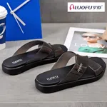 Women's Glitter Cross Strap Platform Slides - Black - Available at AfnoBazar Nepal