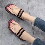 Women's Elastic Strap Slip-On Sandals - Available at AfnoBazar Nepal