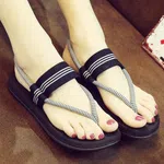 Women's Elastic Strap Slip-On Sandals - Available at AfnoBazar Nepal