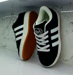 Men's Casual Sneakers - Black - Available at AfnoBazar Nepal