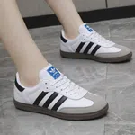 Women's Retro Low-Top Sneakers with Grey Suede Toe - White and Black - Available at AfnoBazar Nepal