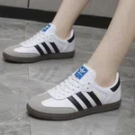 Women's Retro Low-Top Sneakers with Grey Suede Toe - White and Black - Available at AfnoBazar Nepal