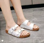 Women's EVA Leather Flat Sandals - Available at AfnoBazar Nepal