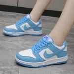 Women's Low-Top Sneakers - Sky Blue and White - Available at AfnoBazar Nepal