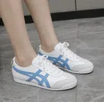 Women's Korean Style Sneakers - Black, Blue and White - Available at AfnoBazar Nepal