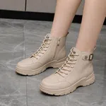Women's Korean Style Sneakers - Khaki - Available at AfnoBazar Nepal