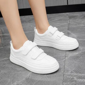 Women's White Strap Platform Sneakers - Available at AfnoBazar Nepal