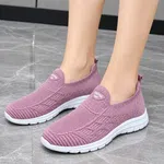 Women's Pink Slip-On Sneakers - Available at AfnoBazar Nepal