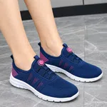 Women's Navy Blue and Pink Sports Sneakers - Available at AfnoBazar Nepal
