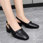Women's Slingback Block Heel Pumps - Available at AfnoBazar Nepal