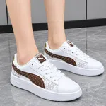 Women's Korean Style Sneakers - Black, Blue, Brown and White - Available at AfnoBazar Nepal