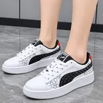Women's Korean Style Sneakers - Black, Blue, Brown and White - Available at AfnoBazar Nepal