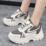 Women's Korean Style Sneakers - Blue, Brown and White - Available at AfnoBazar Nepal