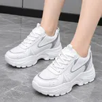 Women's Korean Style Sneakers - Blue, Brown and White - Available at AfnoBazar Nepal