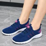 Women's Navy Blue and Pink Sports Sneakers - Available at AfnoBazar Nepal