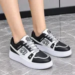 Women's Low-Top Sneakers with Contrast Overlays - Available at AfnoBazar Nepal