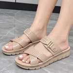 Women's Orthopedic Cross Strap Platform Sandals - Available at AfnoBazar Nepal
