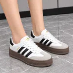 Women's Striped Low-Top Platform Sneakers - Available at AfnoBazar Nepal