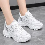 Women's Korean Style Sneakers - Blue, Brown and White - Available at AfnoBazar Nepal